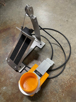 Foot Controlled Powertec Blast Gate for Woodworking Dust Collector (2.5