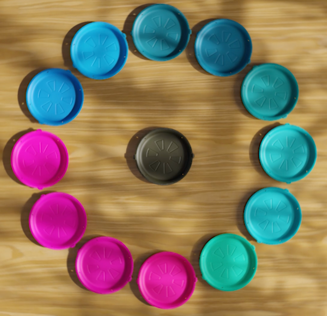 Stackable Poolside Plate & Lid Hybrid - Any Color (1000 pack) - PREORDERS ONLY