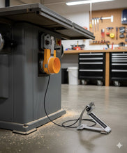 Foot Controlled Powertec Blast Gate for Dust Collector (4") - Ringo Rack