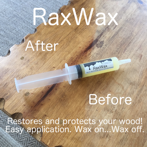RaxWax | Wood Knife Rack Wax/Oil | 2 oz Syringe