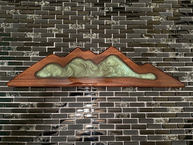 Mountain/Green Epoxy River Live Edge 6